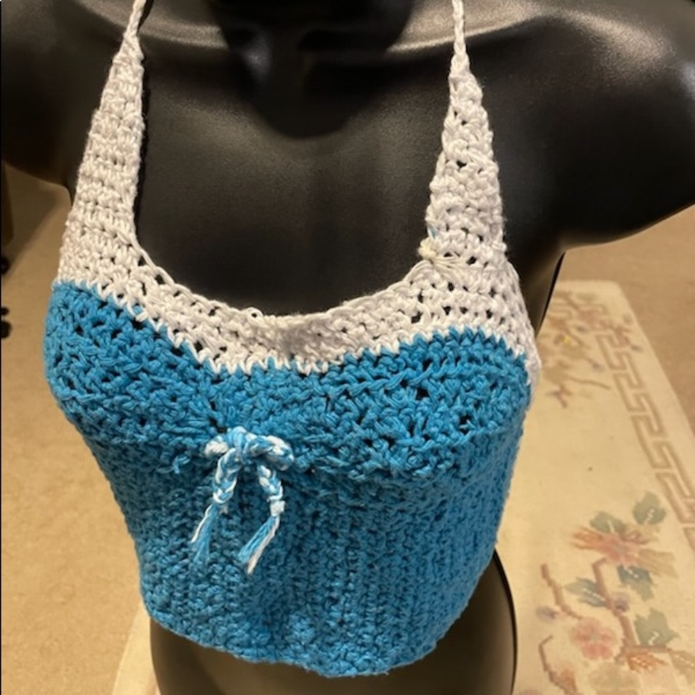 Handcrafted woman’s halter top